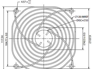 Drawings of SS Fan Guards