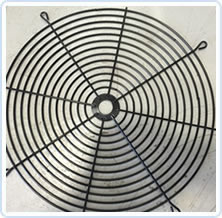 Flat Wire Forms for Fan Covering